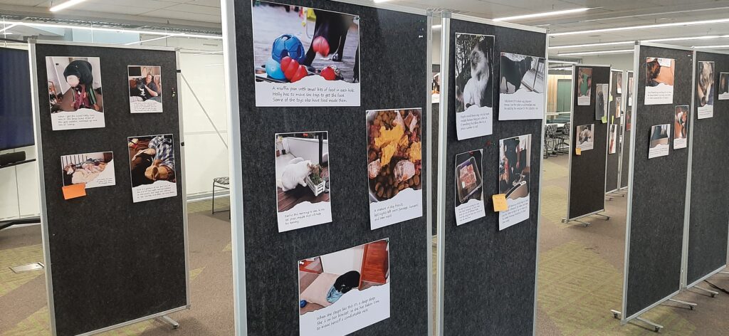 The Photo Exhibition of "Information Experience of Furry Families" at Victoria University of Wellington
