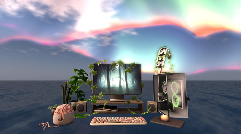 Sheila Webber, taken in the 3D virtual world, Second Life, 2026